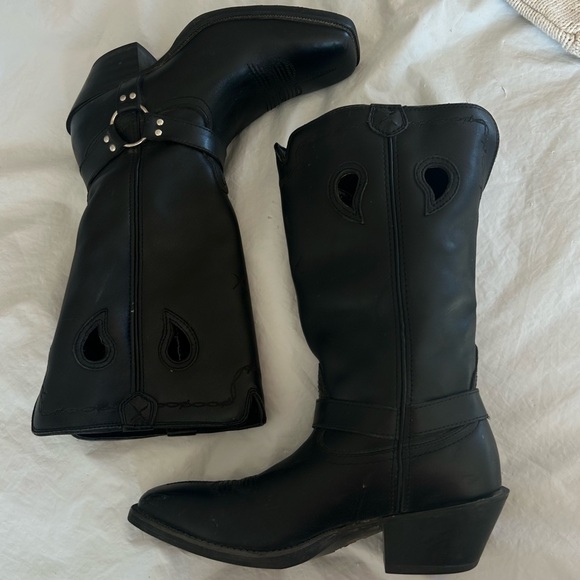 TWISTED X Ruff Stock 13" Western Square Toe Harness Boots Womens Size 8.5 EUC - Picture 6 of 11